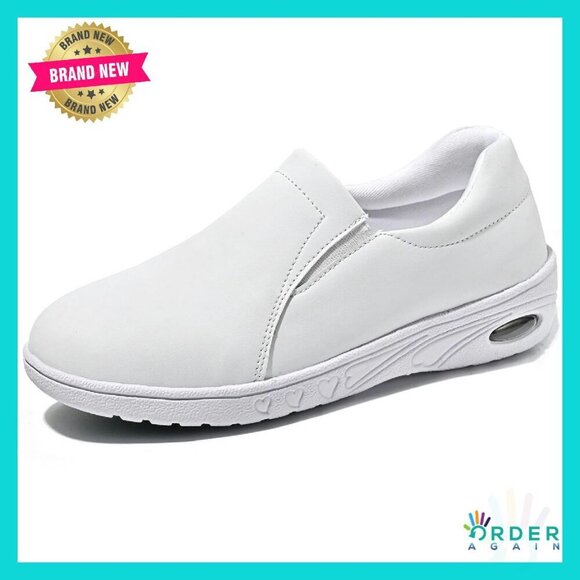 Shoes - Slip On Work Shoes Lightweight Comfortable Waterproof Slip Resistant